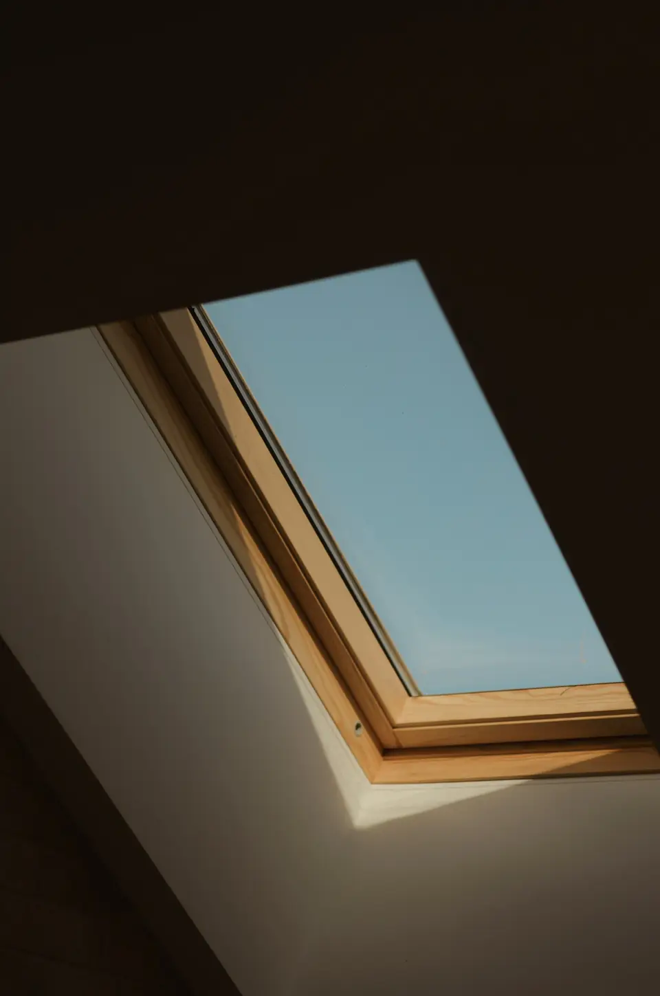 Dachfenster im ausgebauten Dachgeschoss